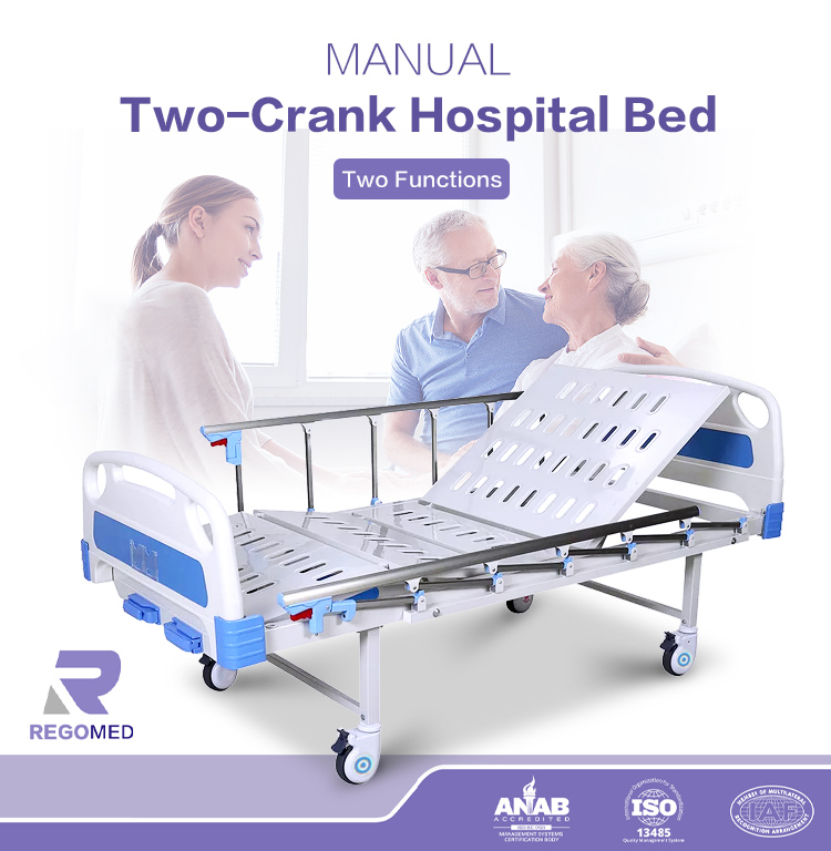 Manual Two Crank Ward Bed REGO Medical