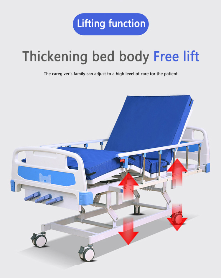 Manual Three-Crank Hospital Bed - REGO Trolley